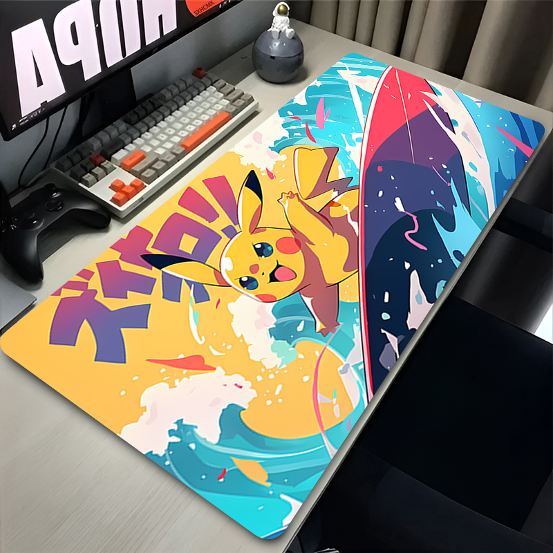 Mouse Pad P-pokemon Pikachu Co - Gaming Accessories For Gaming Room บทวิจารณ์และราคา