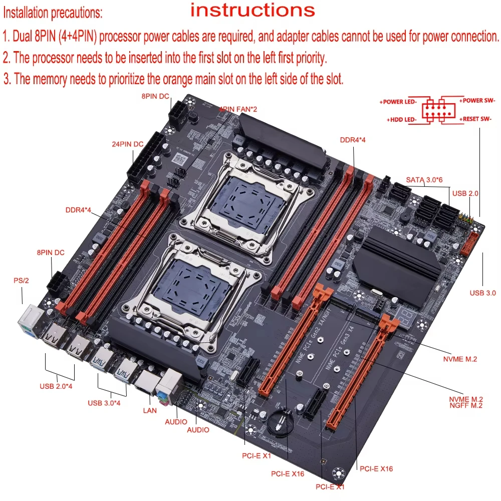 X99 Dual CPU SOYO Gaming Mothe - Gaming Accessories Combo บทวิจารณ์และราคา